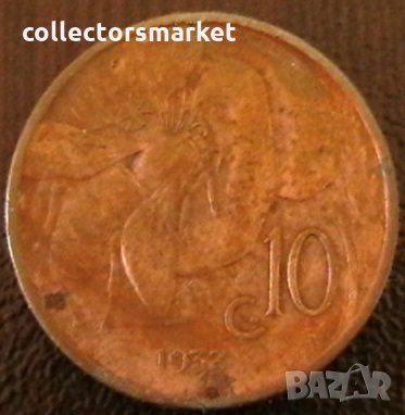 10 центисими 1933, Италия, снимка 1