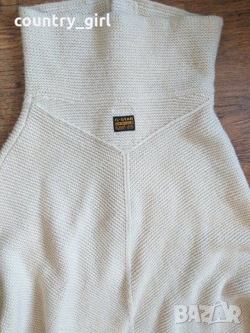 g-star new mono poncho knit wmn - страхотно дамско пончо, снимка 11 - Палта, манта - 27684598
