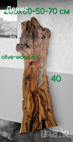 Шайби от маслиново дърво Янове от маслина, снимка 3 - Маси - 37406478