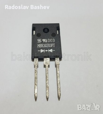 MBR30200PT C0 TO-247  Schottky Barrier Diodes 30A,200V, снимка 2 - Части и Платки - 39081700