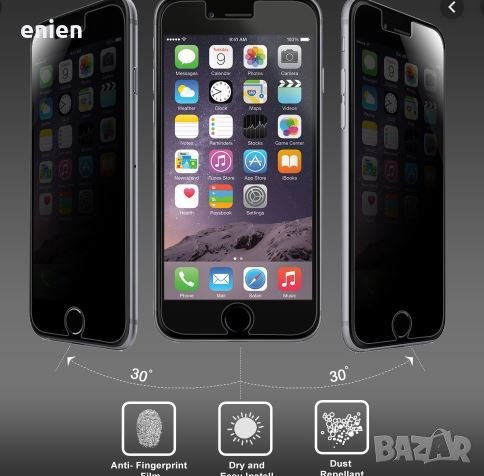 Анти-шпионски закален стъклен протектор за LG G3, снимка 2 - Фолия, протектори - 20875215