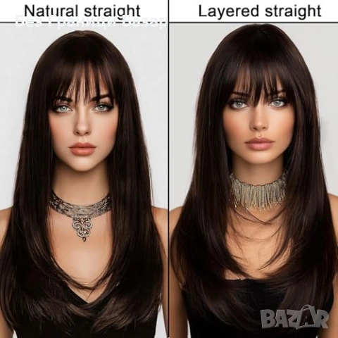 Нова Перука за Парти Ежедневие, Висококачествена коса за жени прическа , снимка 2 - Аксесоари за коса - 53567076