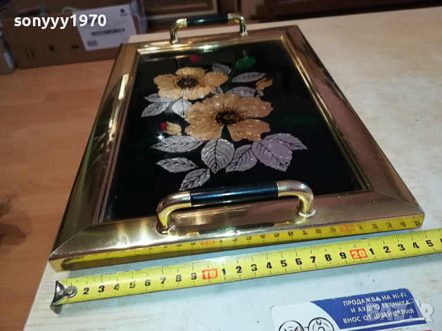 ПОДНОС ОТ ФРАНЦИЯ 2403241029LNWC, снимка 2 - Антикварни и старинни предмети - 44920642