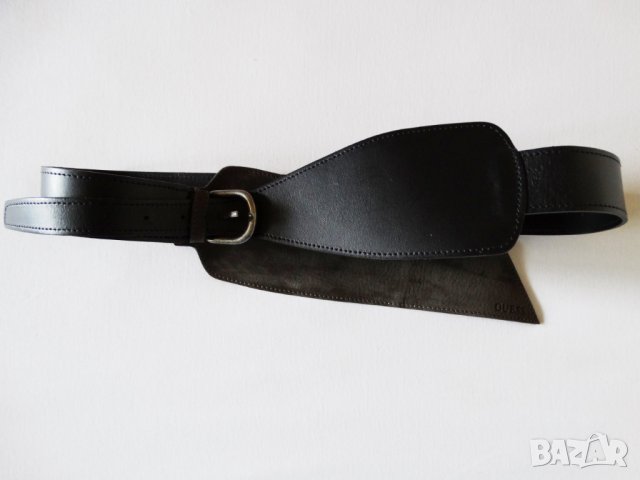 GUESS Made in Italy Leather Belt Дамски Колан Естествена Кожа M (90), снимка 6 - Колани - 26747483