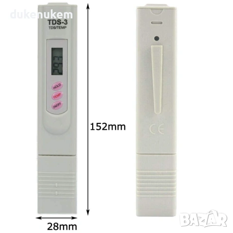 Дигитален TDS тестер за качество на водата, снимка 3 - Друга електроника - 53247889