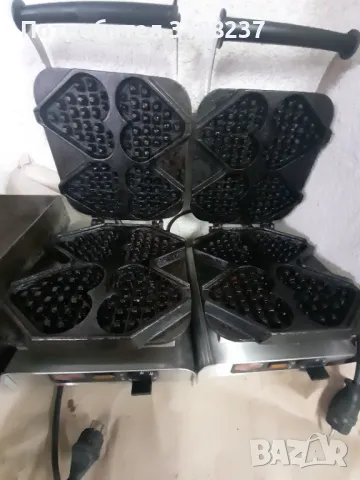 Професионален немски гофретник на сърца, снимка 2 - Обзавеждане за заведение - 48178043