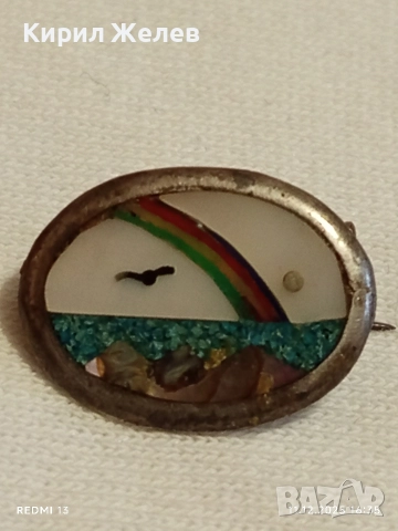 РЯДКА ВИНТИДЖ СРЕБЪРНА БРОШКА за КОЛЕКЦИОНЕРИ 52435