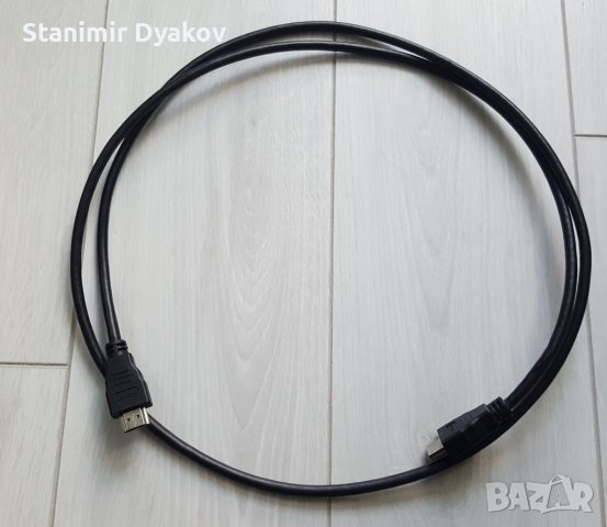 HDMI + Захранващ кабели за монитор, снимка 1 - Кабели и адаптери - 35428526