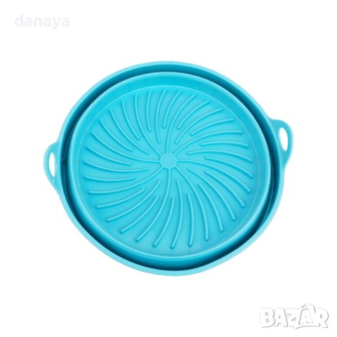 4372 Сгъваема силиконова тавичка за еър фрайър форма за Airfryer, снимка 10 - Съдове за готвене - 43696168