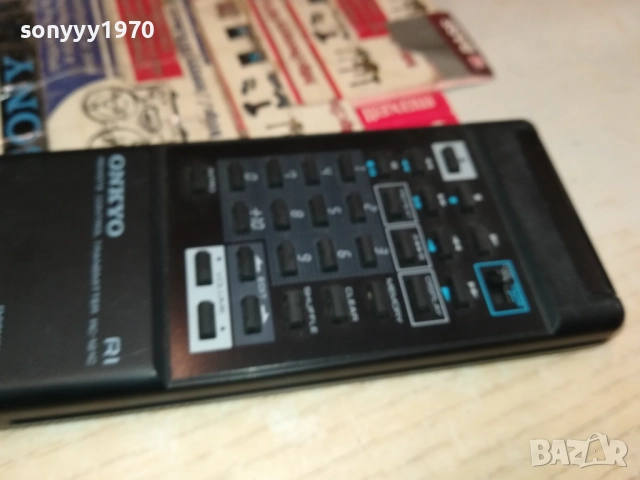 ONKYO R1 RC-121C CD/TAPE REMOTE CONTROL-ВНОС SWISS 2110251536, снимка 3 - Декове - 52132100