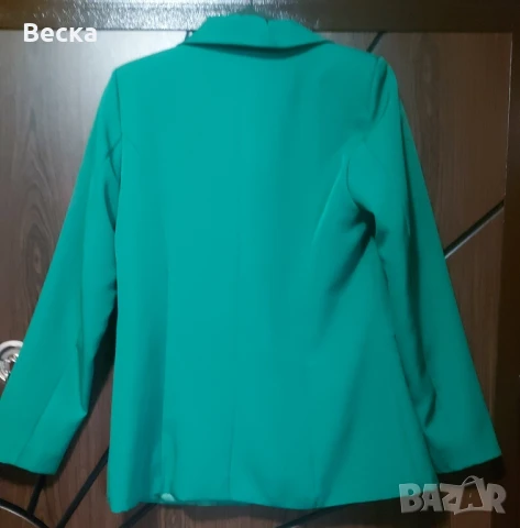 Зелено сако, снимка 2 - Сака - 51079355