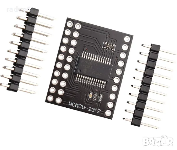 MCP23017 I2C сериен интерфейсен 16 битов I/O модул