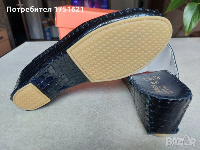 Нови елегантни чехли Cypres ном.39, снимка 3 - Чехли - 32805672