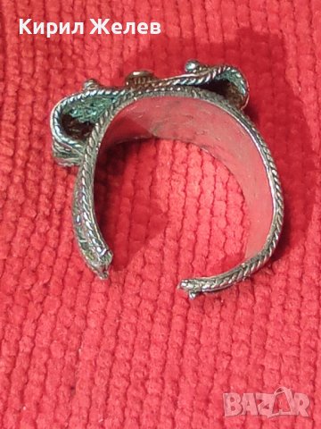 ВЪЗРОЖДЕНСКИ СРЕБЪРЕН РЯДЪК ПРЪСТЕН РЪЧНА КУЮМДЖИЙСКА СТАРА ИЗРАБОТКА ФИЛИГРАННО СРЕБРО 20562, снимка 4 - Антикварни и старинни предмети - 33005243