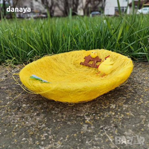 4604 Овален панер за великденски яйца, 24×21см, снимка 5 - Декорация за дома - 44877899