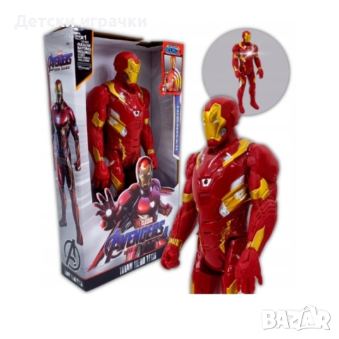 Комплект 4 фигури Железния човек, Симбиот Спайдърмен, Карнидж, Кап. Америка, снимка 2 - Фигурки - 52642436