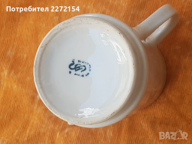 Голям порцеланов чайник, снимка 3 - Антикварни и старинни предмети - 51386358