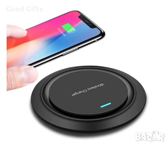 Qi Безжично Зарядно за телефон, Бързо зареждане, снимка 2 - Безжични зарядни - 43087621