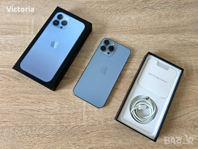 IPhone 13 Pro Max, 256gb, sierra blue, снимка 2 - Apple iPhone - 52099299