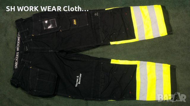 Snickers 3235 High-Vis Cotton Holster Pocket Trousers размер 54 / XL работен панталон W2-64