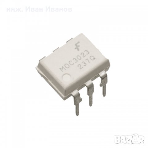 MOC3023 Opto-Coupler DIP8 with Triac Output 400V AC, снимка 5 - Друга електроника - 32370205