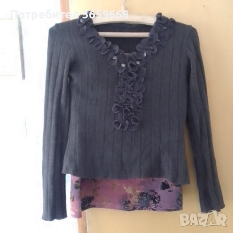 Дамска блуза, размер М, снимка 1 - Блузи с дълъг ръкав и пуловери - 40851826
