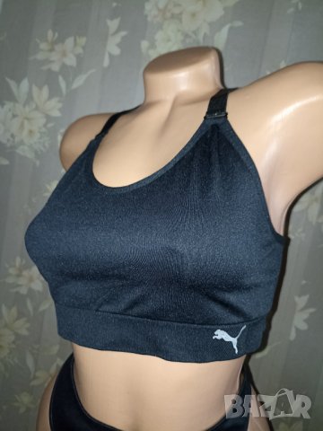 Puma L- Черен оригинален спортен сутиен , снимка 6 - Бельо - 37827764