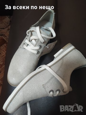 Спортно елегантни обувки в сив цвят , снимка 2 - Дамски ежедневни обувки - 38514353