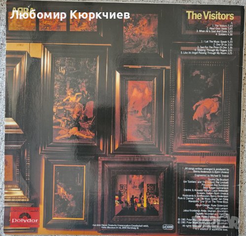 ABBA - The Visitors / 1981, снимка 2 - Грамофонни плочи - 39742110