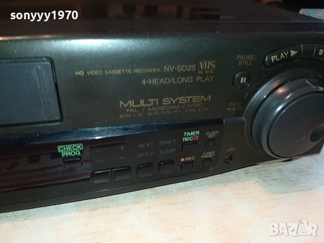 PANASONIC NV-SD25AM MADE IN JAPAN 2009221237, снимка 4 - Плейъри, домашно кино, прожектори - 38060354