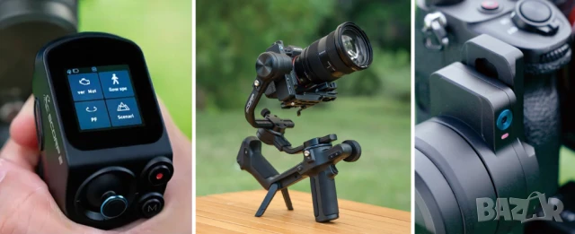 Нов модел стабилизатор (гимбал) SCORP 2 Kit с AI камера, снимка 3 - Чанти, стативи, аксесоари - 51055633