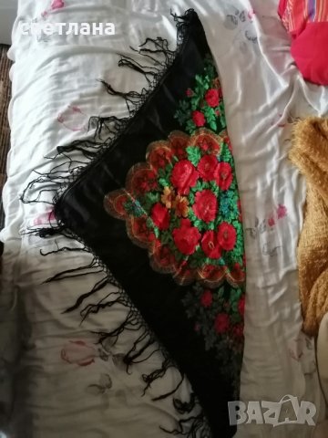 кърпа с ресни руска, снимка 3 - Шалове - 43557645
