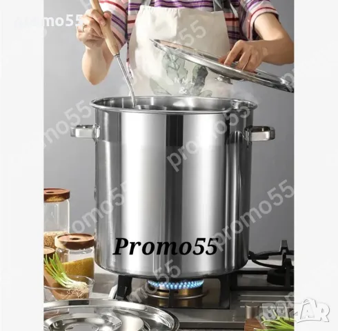 Казан 50л от неръждаема стомана и двойно дъно, снимка 7 - Градински мебели, декорация  - 49404981