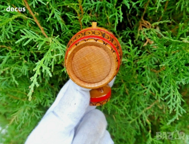 Комунистическа ръчно изработена дървена мини бъчва, винтидж, снимка 8 - Антикварни и старинни предмети - 51456731
