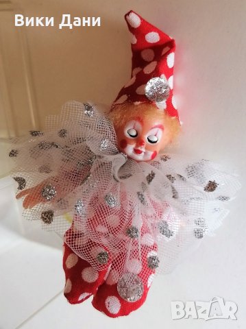 ретро Венеция Марков сувенир Палячо кукла с подвижни Очи, снимка 4 - Колекции - 33130892