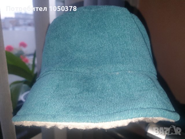 Детска топла шапка от рипсено кадифе, снимка 3 - Шапки, шалове и ръкавици - 43091687