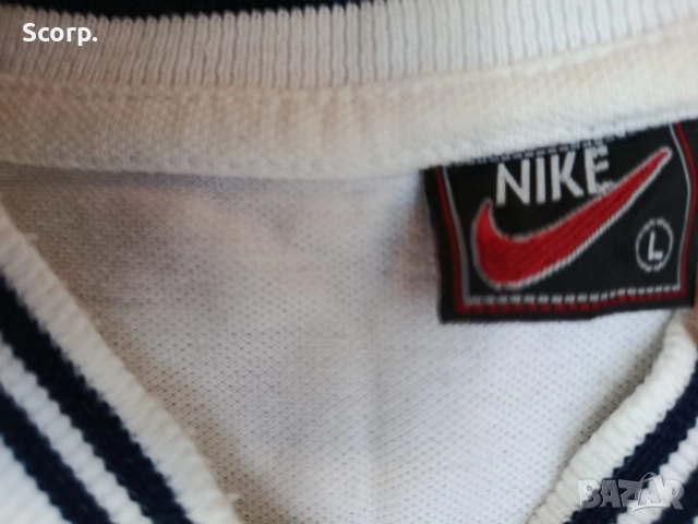 Vintage Nike Polo T-shirt 90s/Nike мъжка поло тениска , снимка 5 - Тениски - 52849097