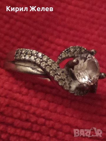 ПРЕКРАСЕН СРЕБЪРЕН АРТ ПРЪСТЕН СРЕБРО 925 с ЮВЕЛИРНО ФАСЕТИРАНИ КАМЪНИ ЦИРКОН 32500, снимка 5 - Пръстени - 38351754