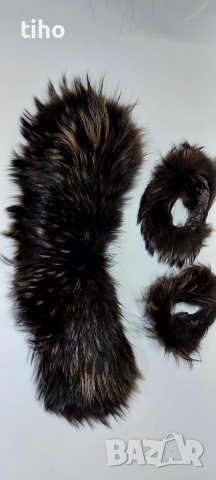 Дамско яке BILANDI размер S с яка и ракавели от естествена лисица. , снимка 8 - Якета - 38614921