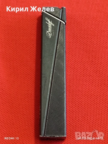 Метална запалка Davidov работи иска зареждане за КОЛЕКЦИЯ ДЕКОРАЦИЯ 25861, снимка 3 - Запалки - 53605635