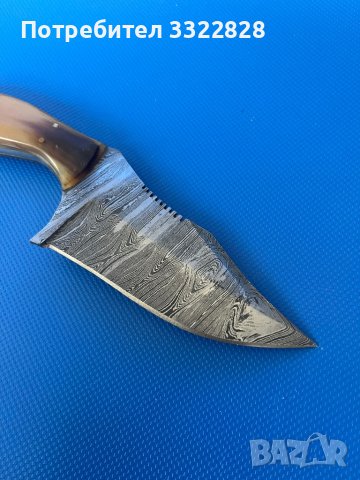 Нож от Дамаска стомана, снимка 6 - Ножове - 44014367
