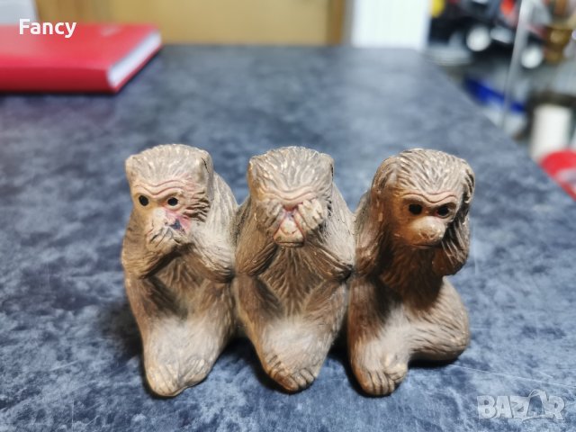 Статуетка трите маймунки Japan , снимка 7 - Статуетки - 43730748