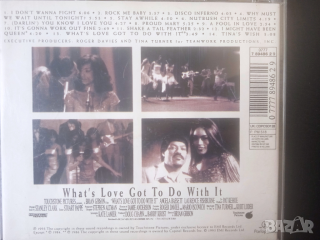 Tina Turner – What's Love Got To Do With It - матричен диск Тина Търнър , снимка 3 - CD дискове - 44855547