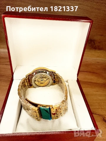 Механичен автоматичен водоустойчив часовник , снимка 3 - Мъжки - 51379124