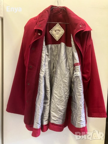 Дамско зимно яке - цвят червен, снимка 5 - Якета - 53412388