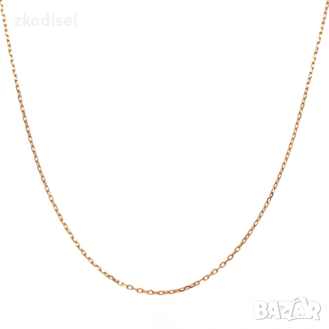 Златен синджир 1,26гр. 49,0см. 14кр. проба:585 модел:36409-3, снимка 2 - Колиета, медальони, синджири - 53021990