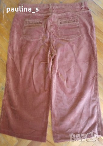 Два броя / Еластични маркови бермуди "Pret a porter" и "Fransa" широки крачоли / голям размер, снимка 6 - Къси панталони и бермуди - 28235377