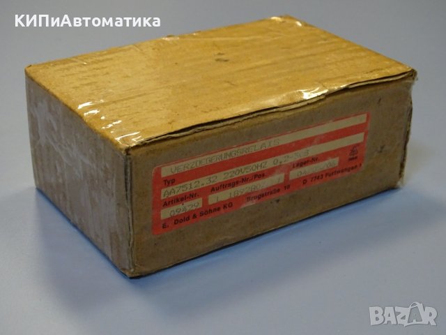 реле време E.DOLD AA7512.32 time relay 0.2-30s, снимка 8 - Резервни части за машини - 39383029