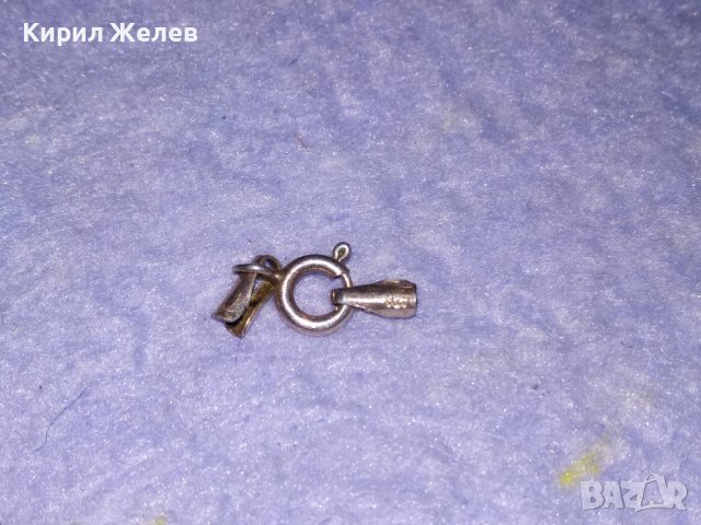 СРЕБЪРНА КАРАБИНКА за НЕЖНА ГРИВНА или КОЛИЕ СРЕБРО 925 ЗАКОПЧАЛКА за ВЕРИЖКА 32383, снимка 4 - Други - 39229493