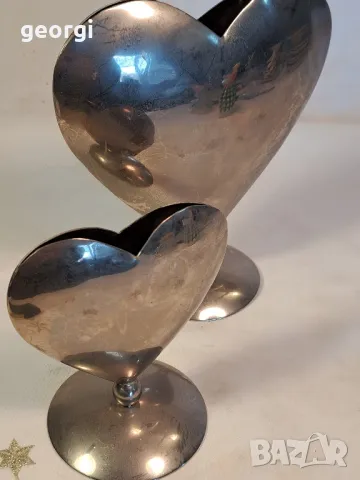 иноксова ваза сърце 7/5, снимка 3 - Вази - 49869518